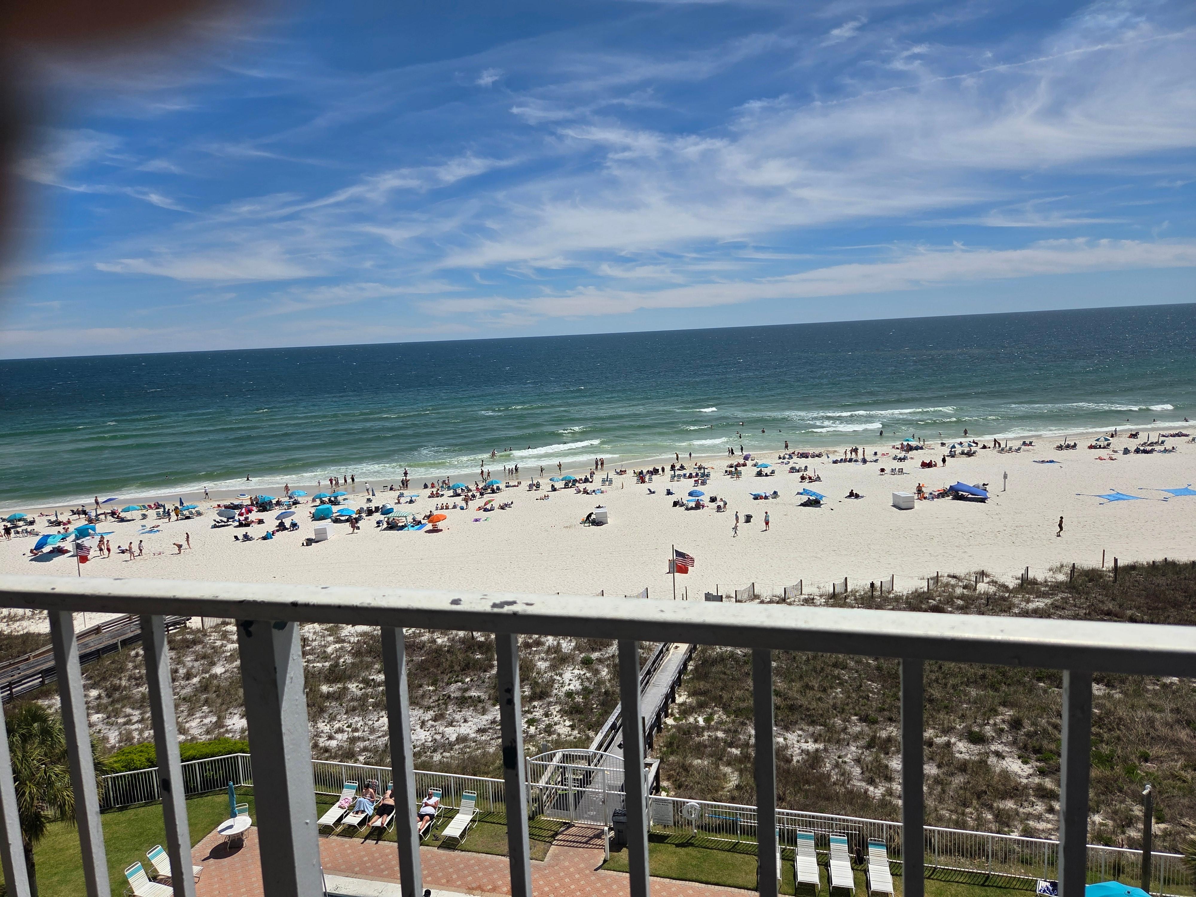 Beach view from 7th floor