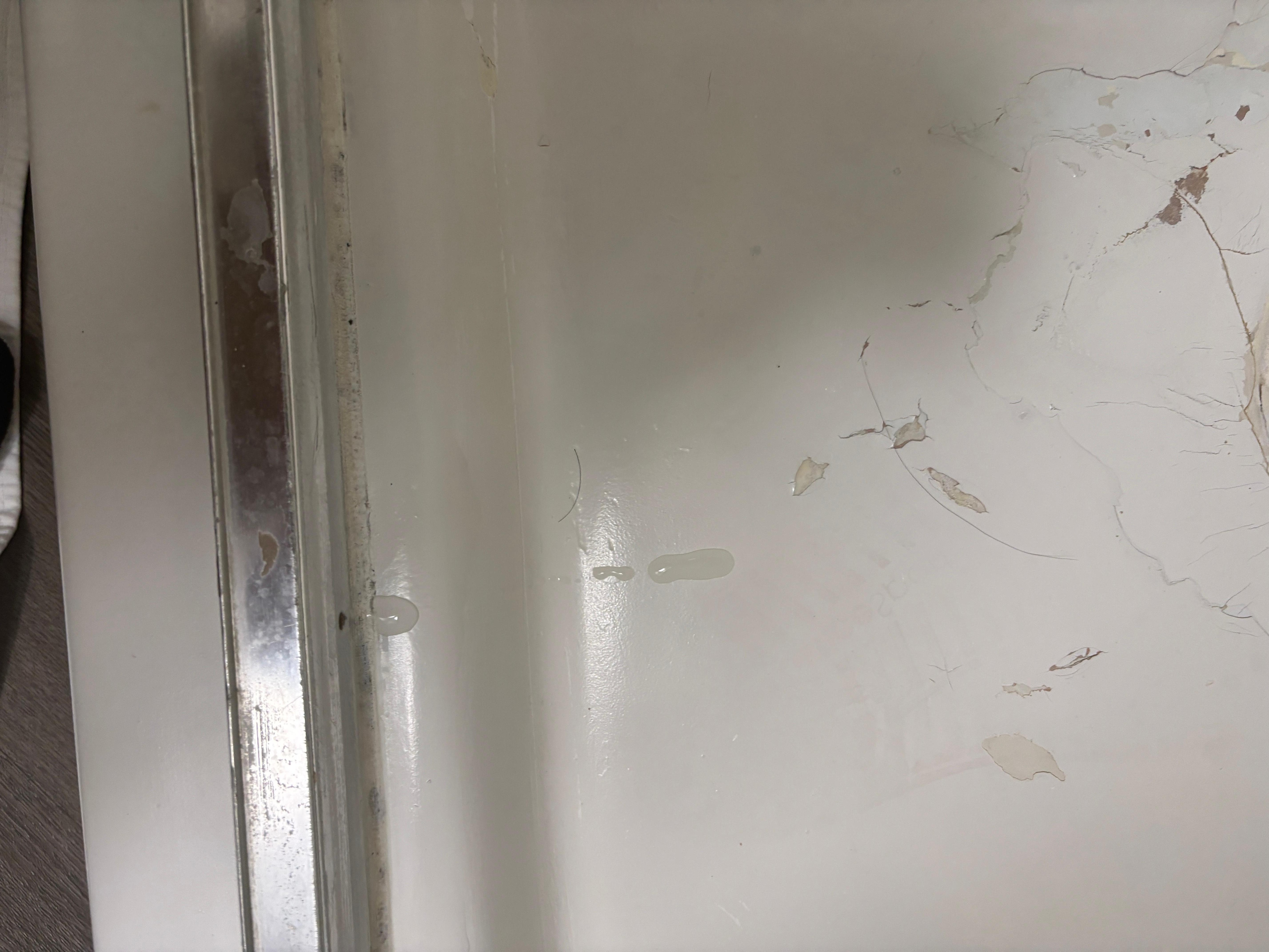 Cracked shower floor 