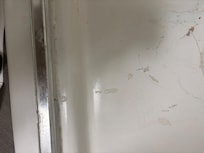 Cracked shower floor