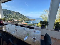 All of our meals were eaten at this table overlooking this view!