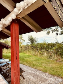 Terrasseansicht zur Weide