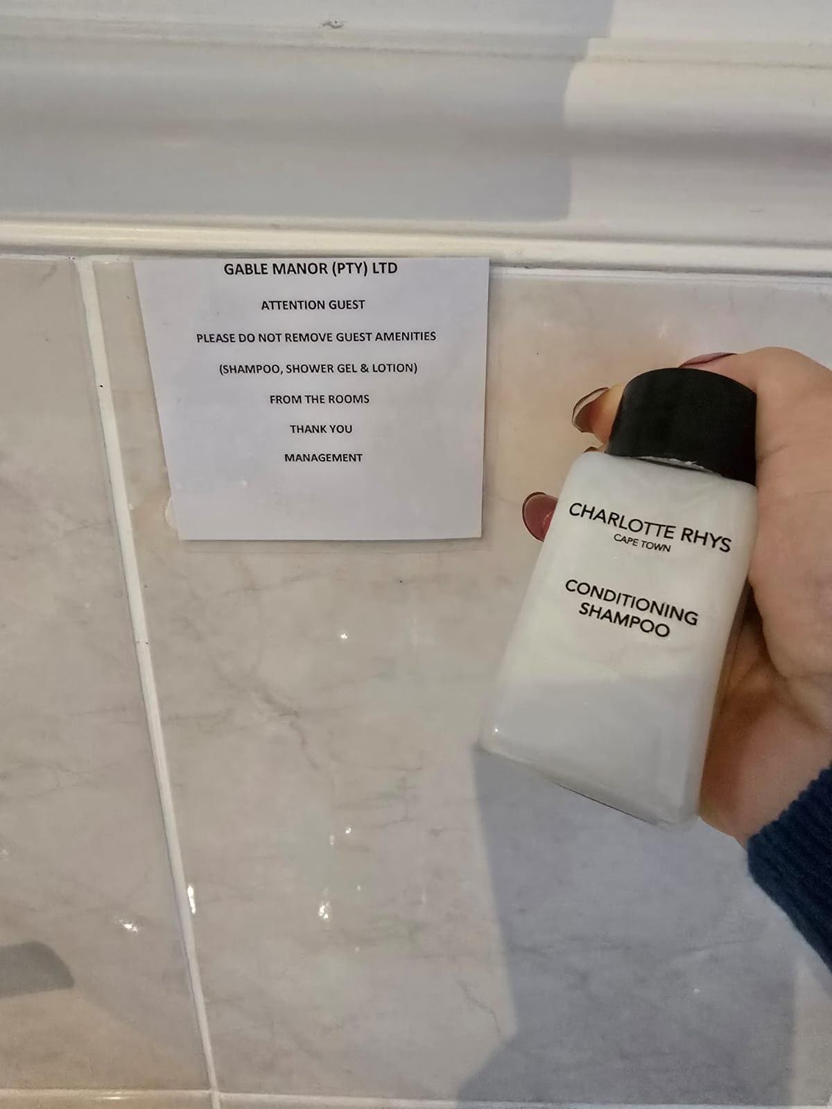 Passive aggressive notes on wall