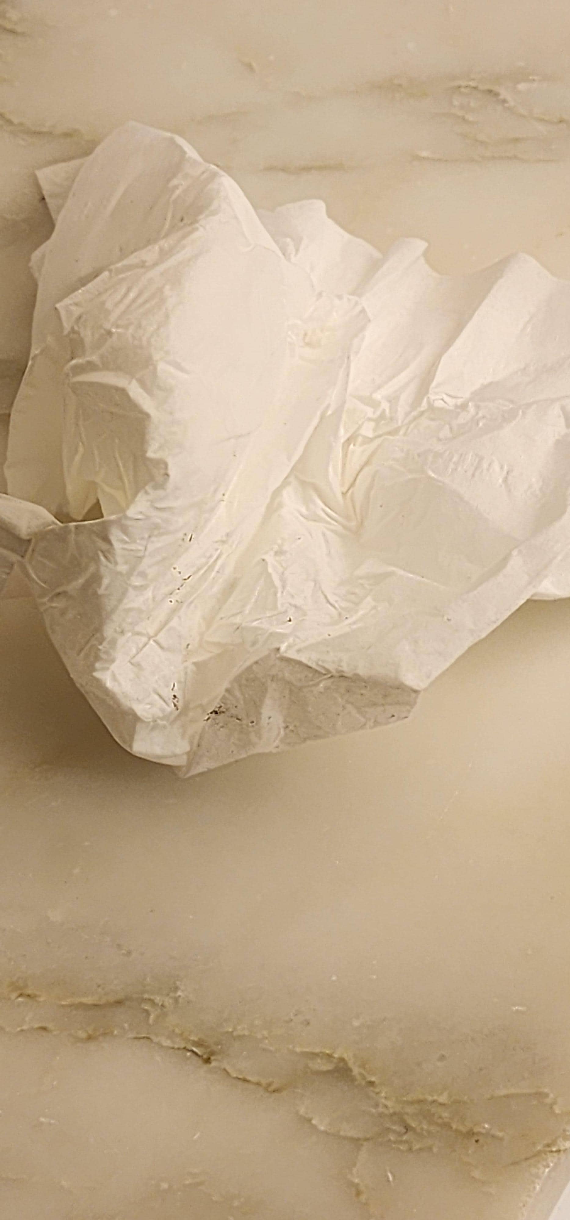 All the nasty scunge around our bathroom sink. 