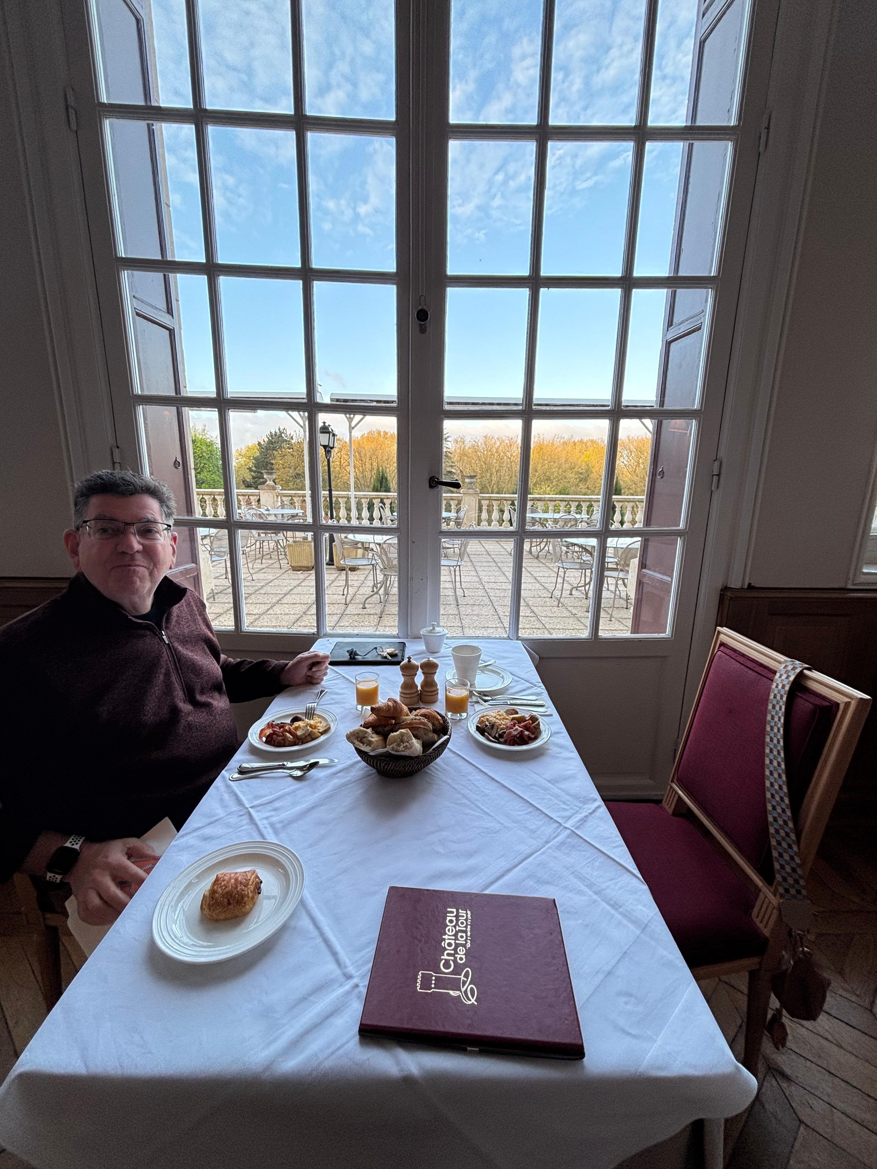 Breakfast at Chateau de la Tour