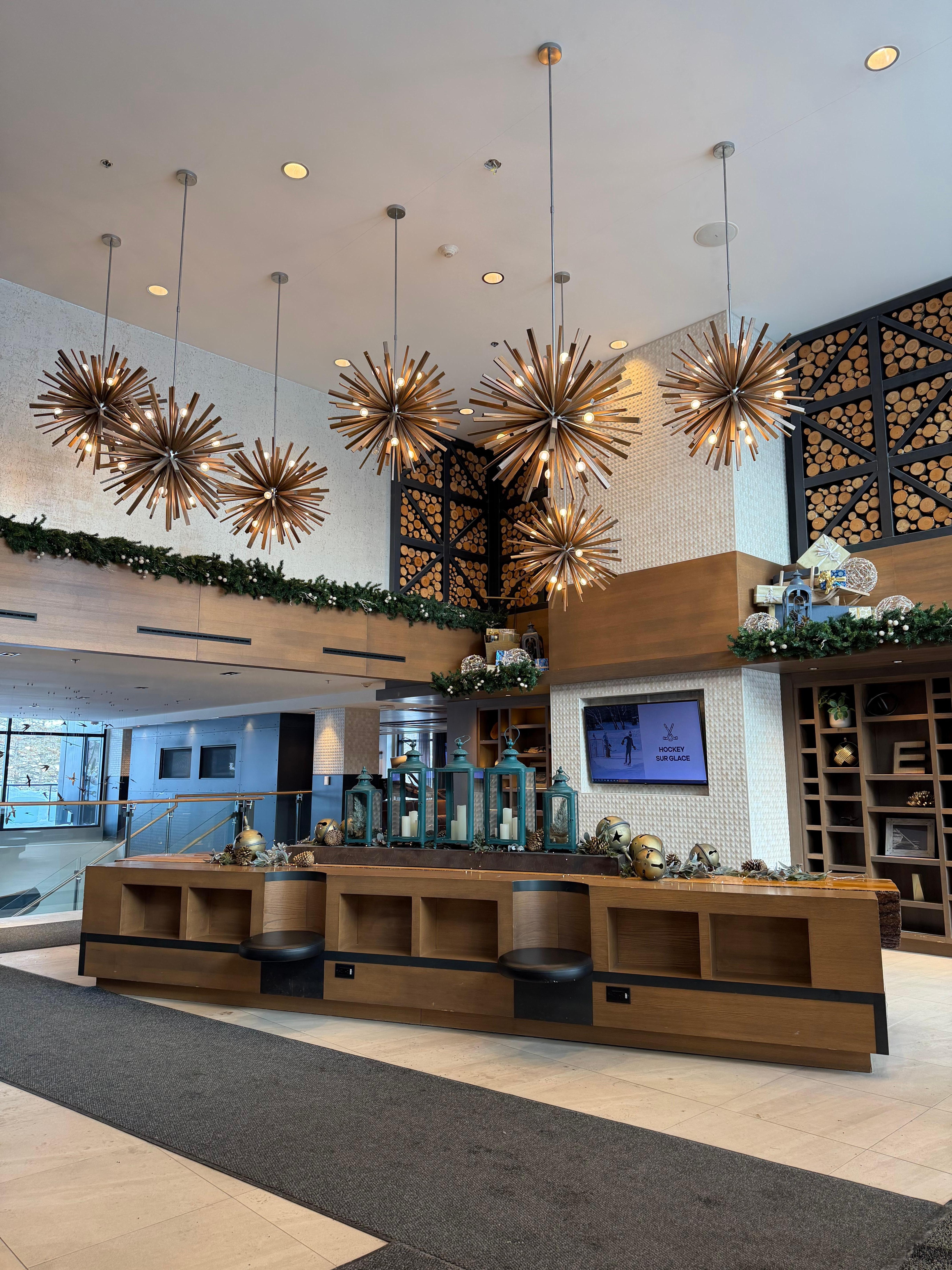 Ça donne bien le ton au resort 