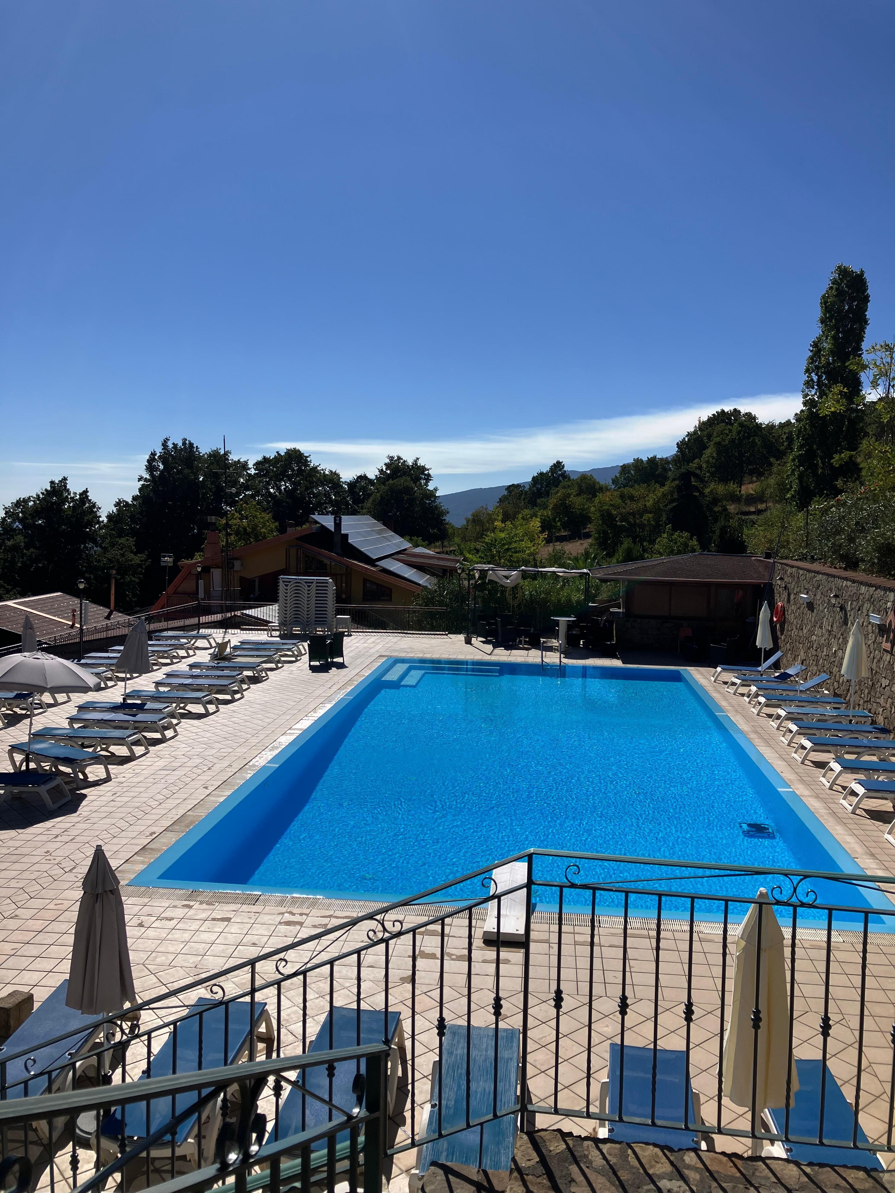 Amazing swimming pool beautiful view