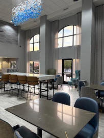 Breakfast area was spacious and clean