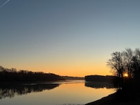 Sunrise view from the patio.