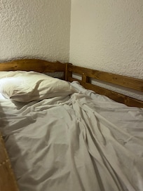 Bed like this on arrival