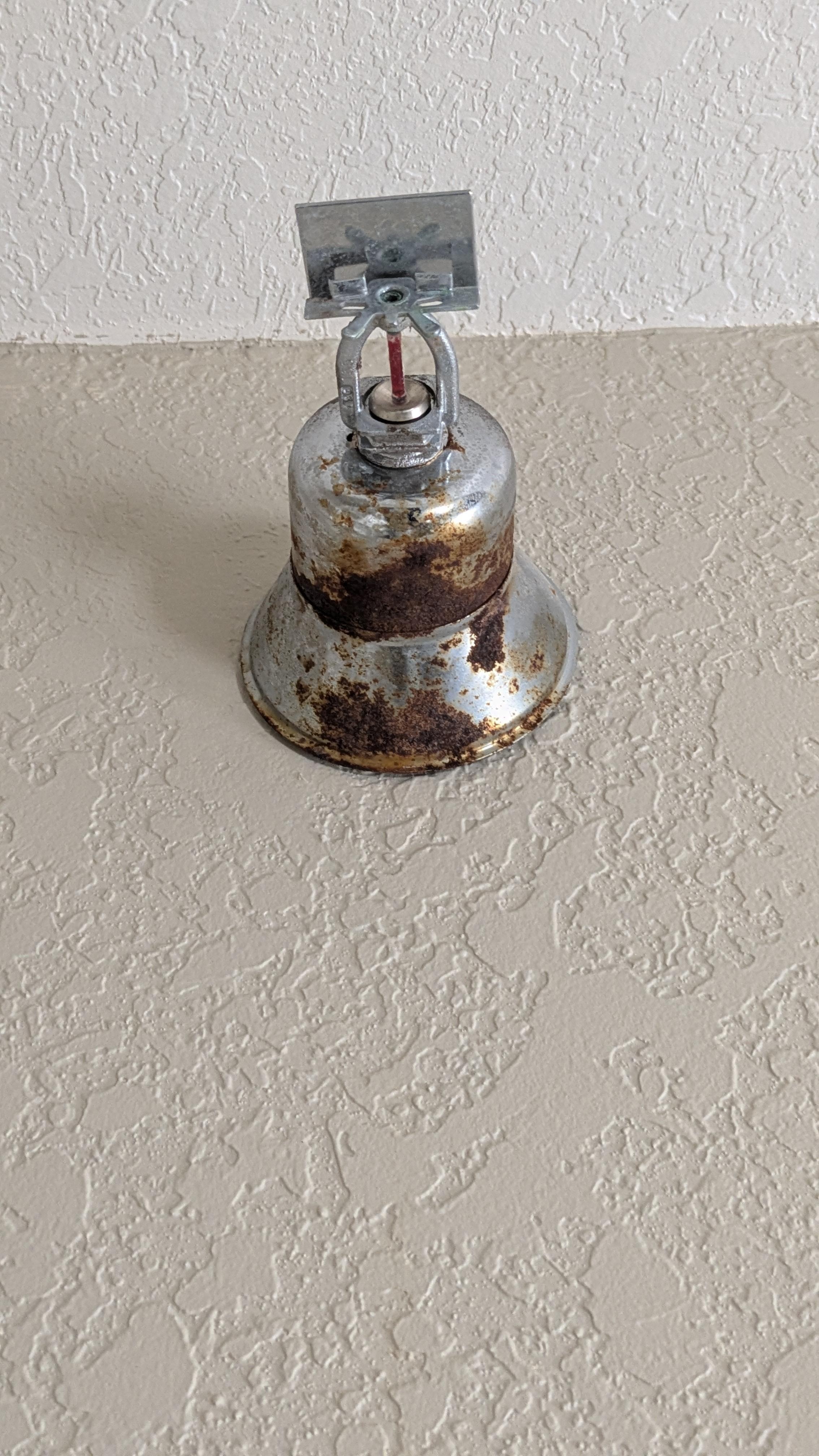 Rusty fire fixtures