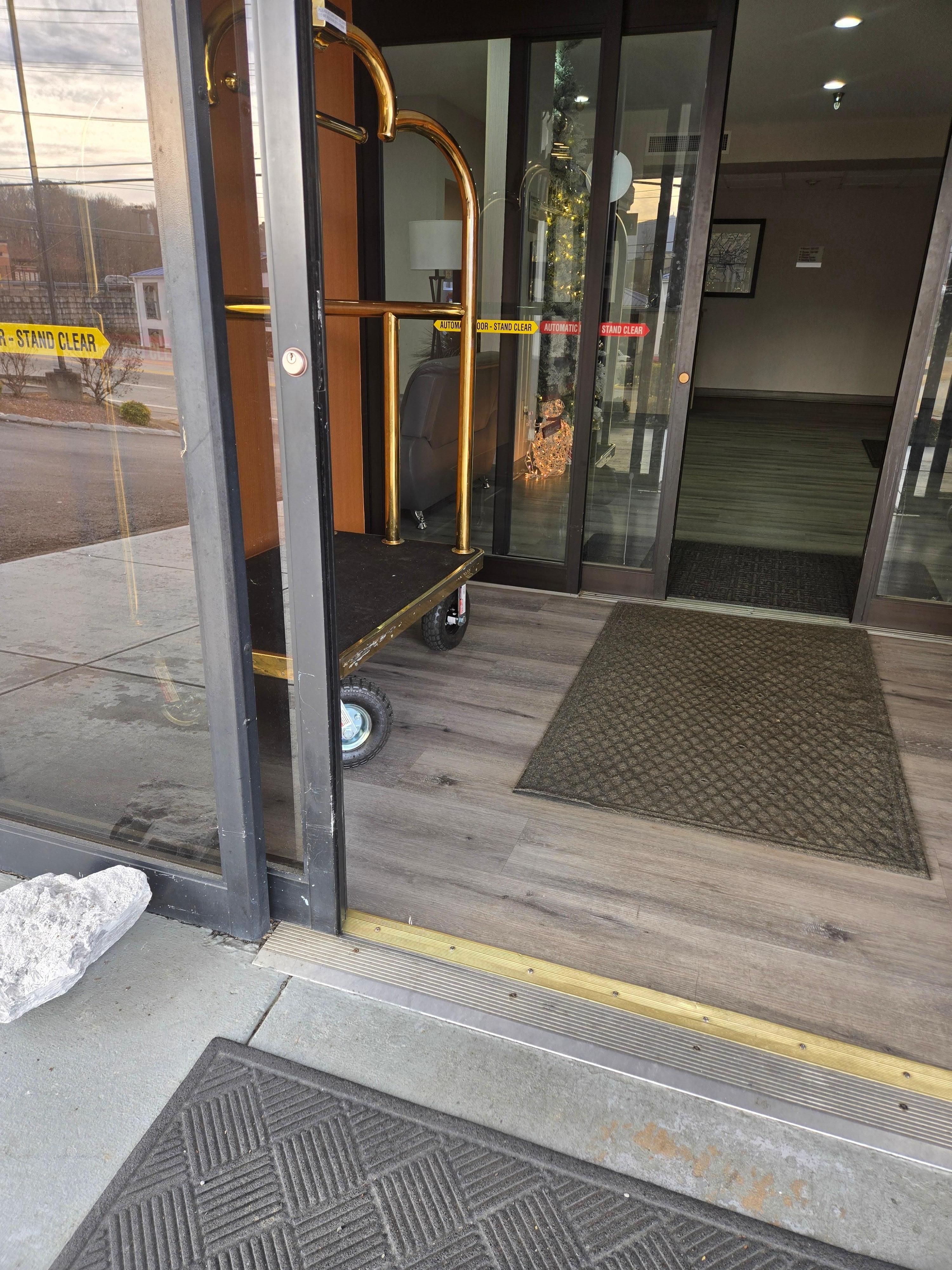 Door to property would not open.