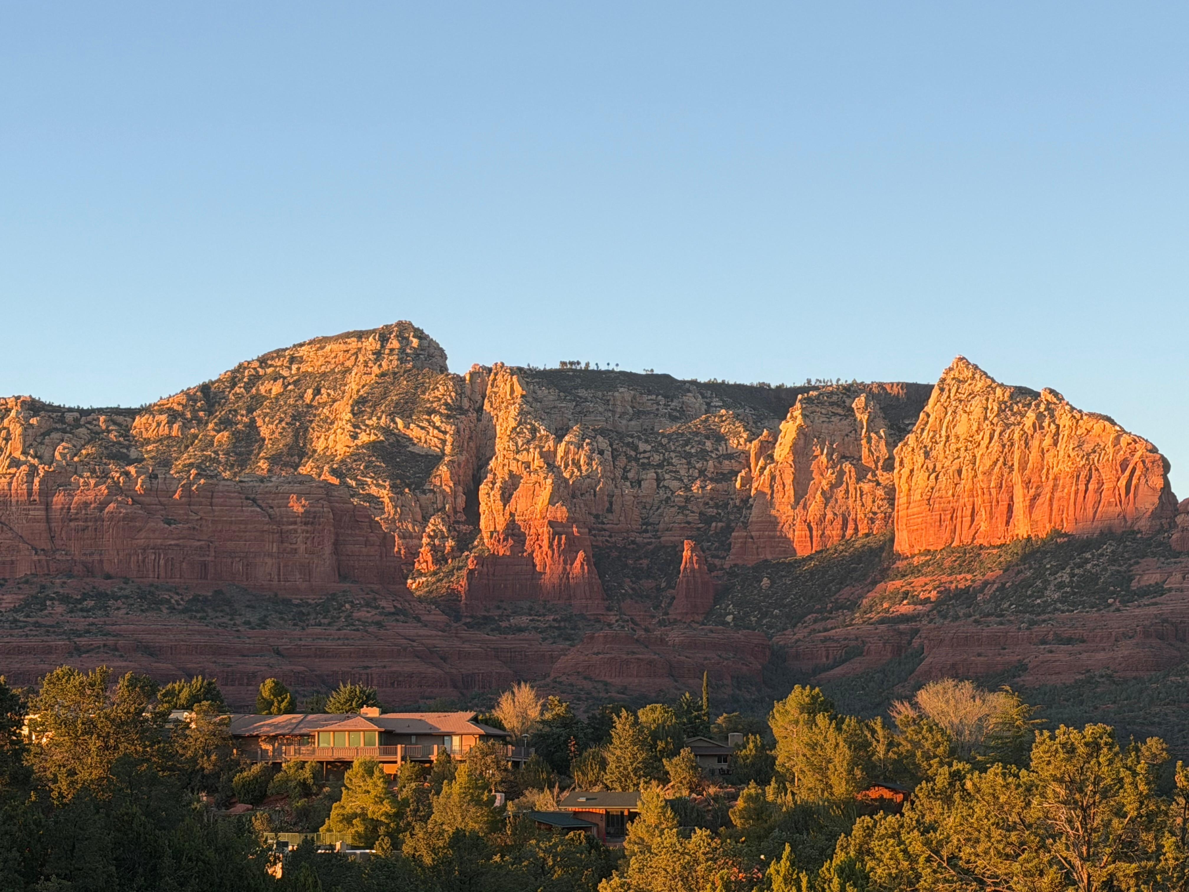 These were our views from the kitchen, living room, dinning room and decks.  Breathtaking! 