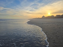 Sunset on the beach