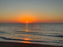 Sunrise over the ocean