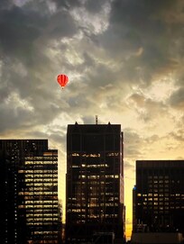 The view from the unit in the morning.