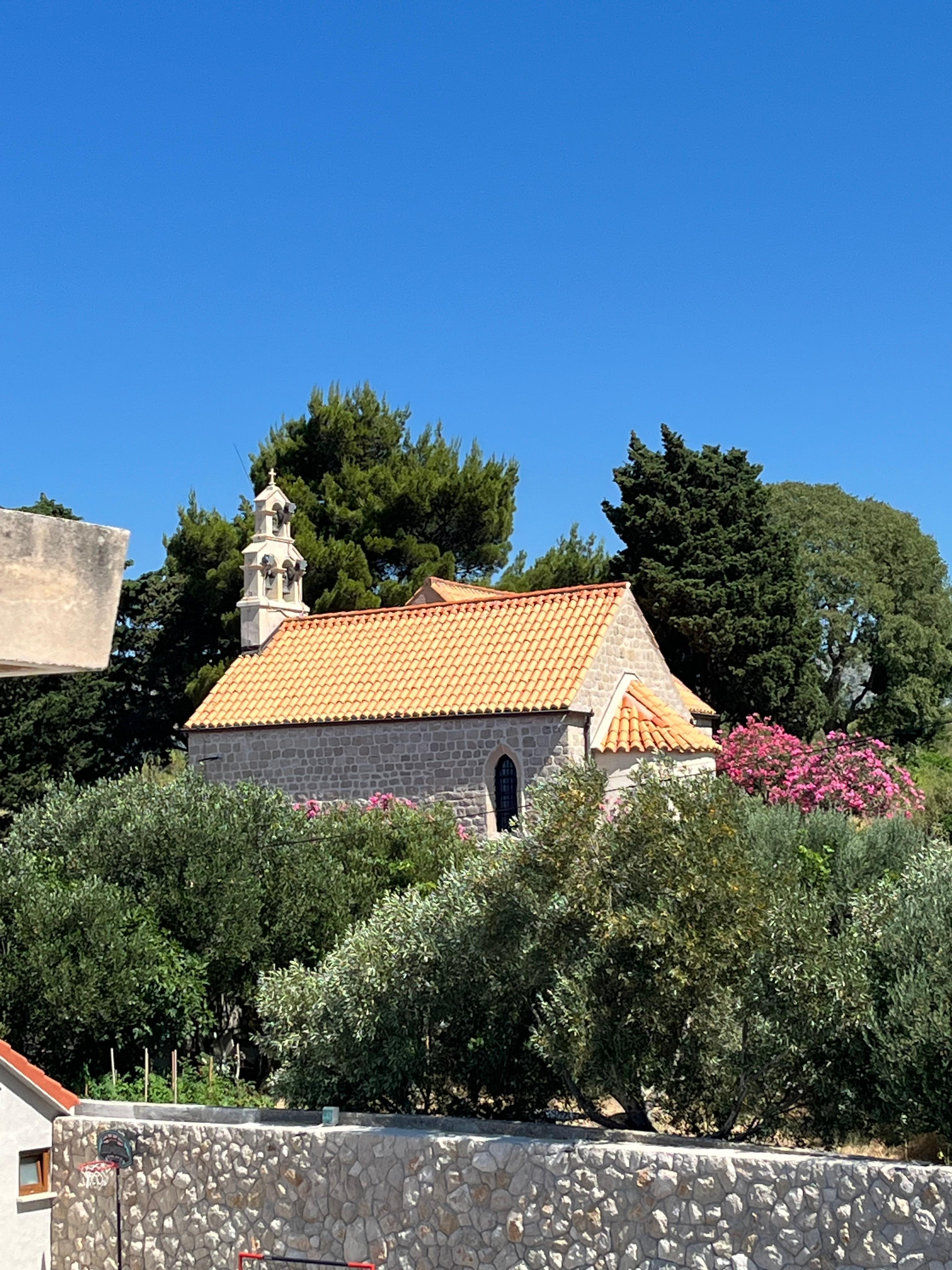 Beautiful church near apartment