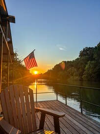 sunset from the beautiful dock