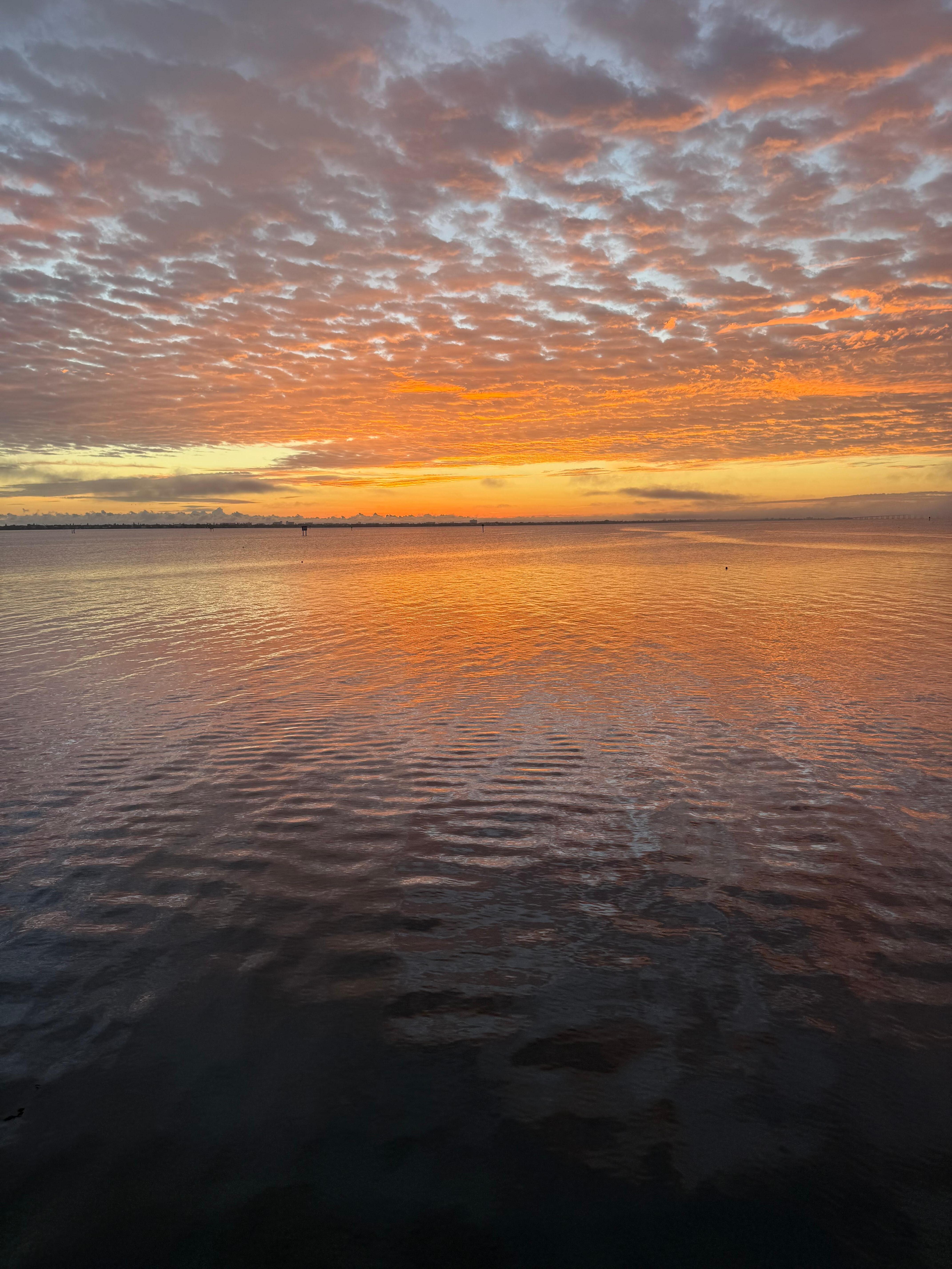 Sunrise from the dock