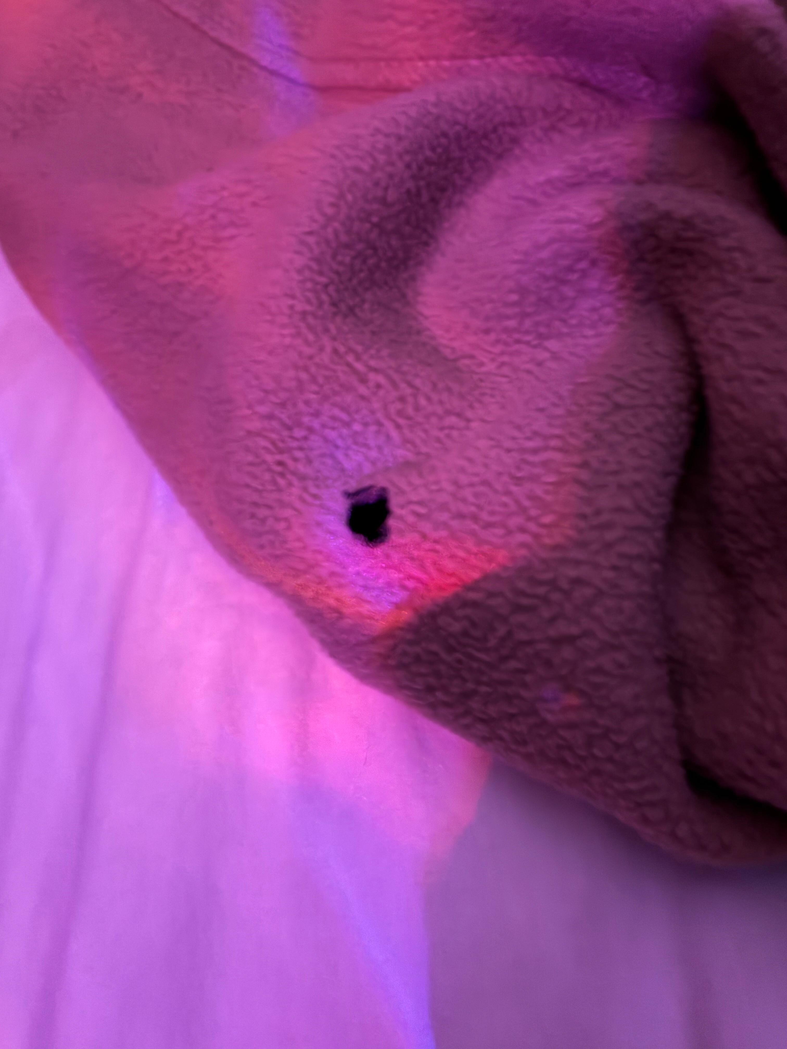 Cigarette burned blanket 