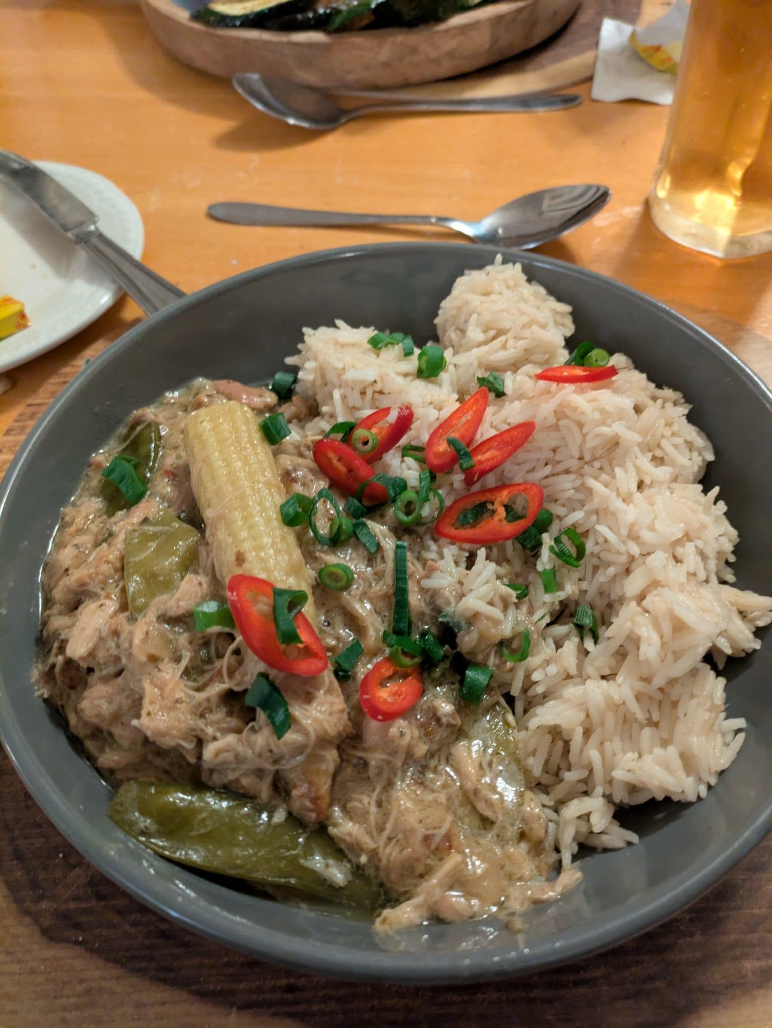 Thai Green Curry & Coconut Rice 