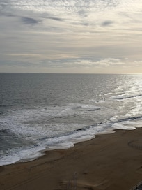 Oceanfront balcony view. 15th floor.