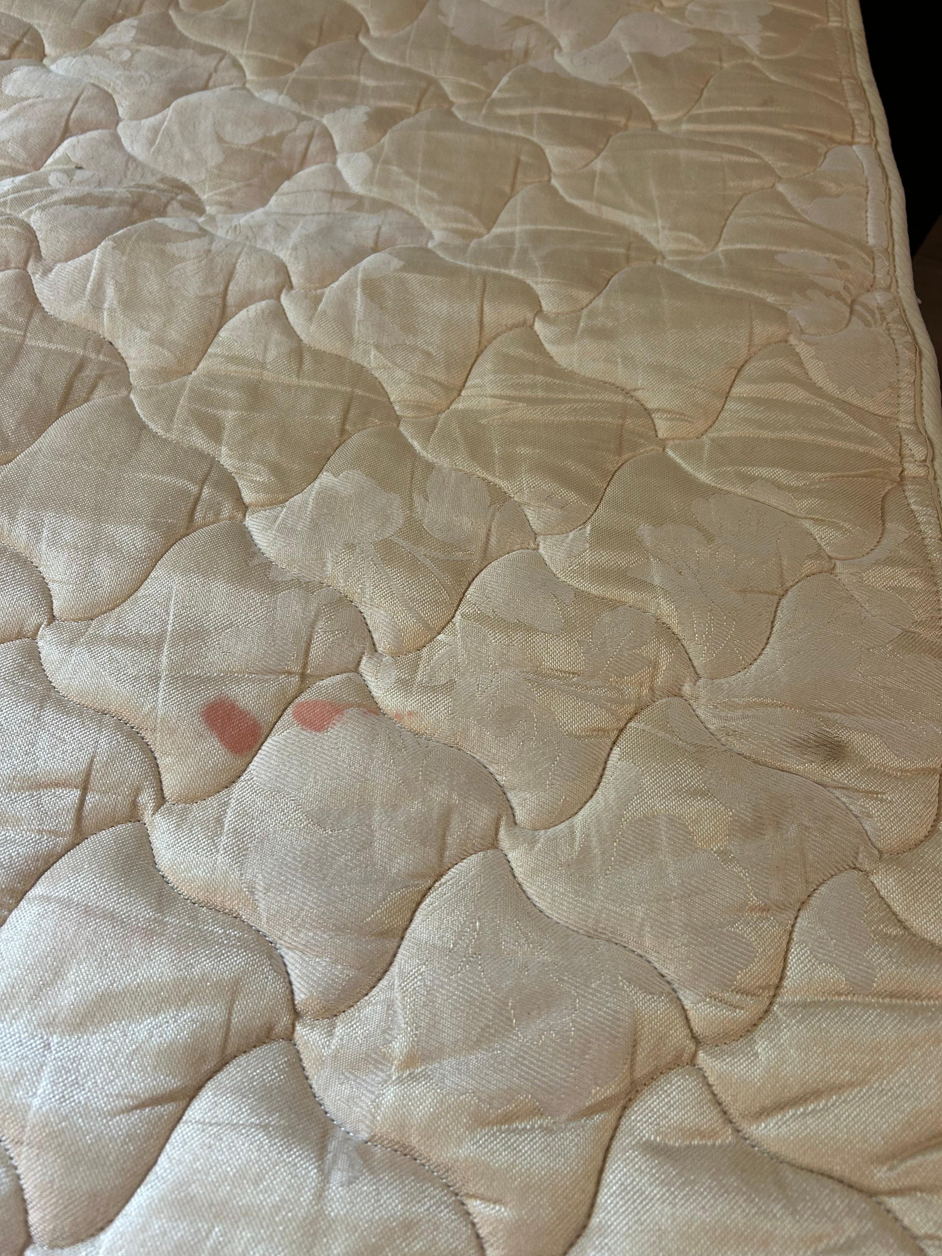 Sofa bed mattress stain