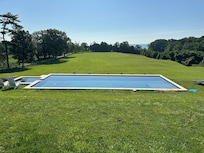 The front lawn