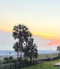 Picture from the balcony. Loved the view.
