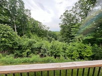 The view off the back porch is sooo beautiful