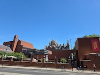 View at front of the hotel