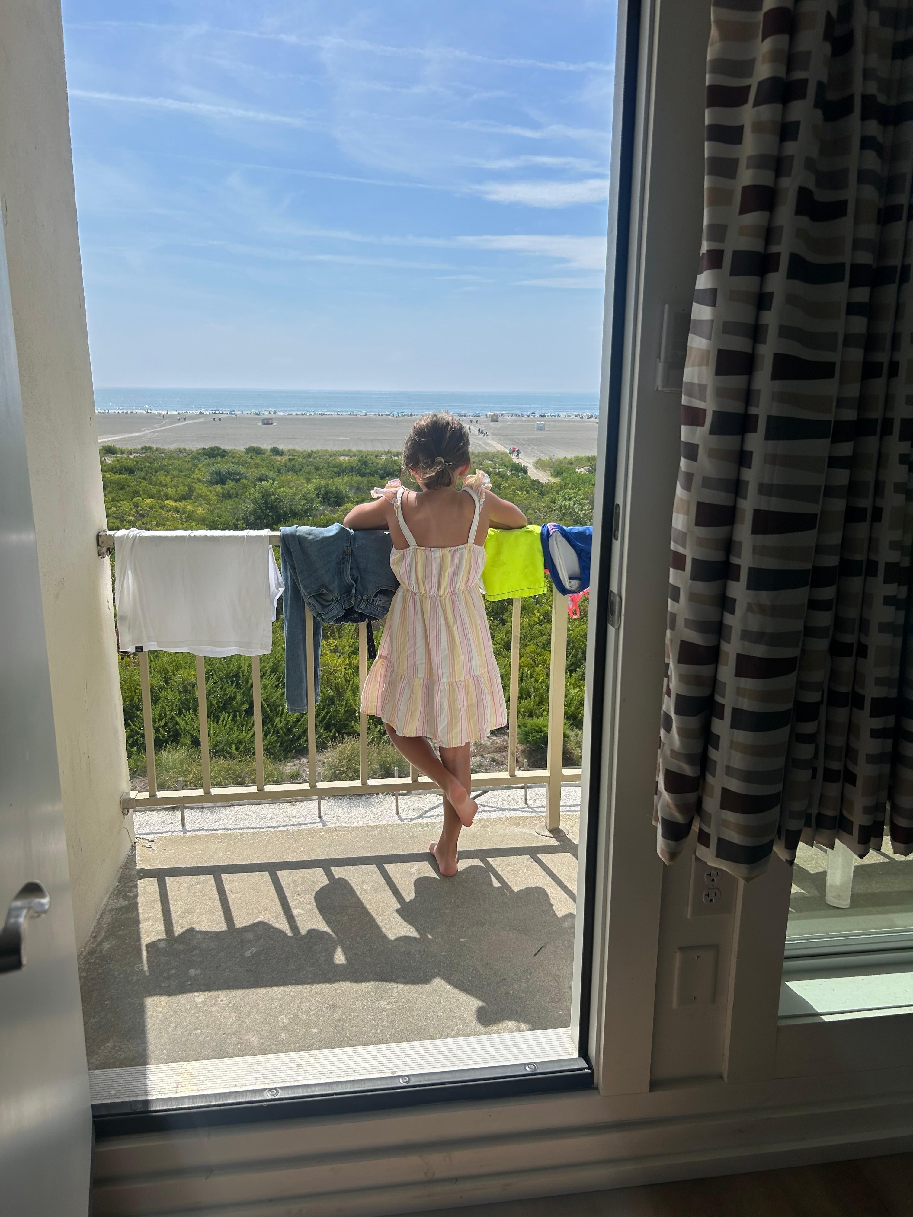 Beach view from room