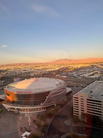 The view from my room on the 29th floor.