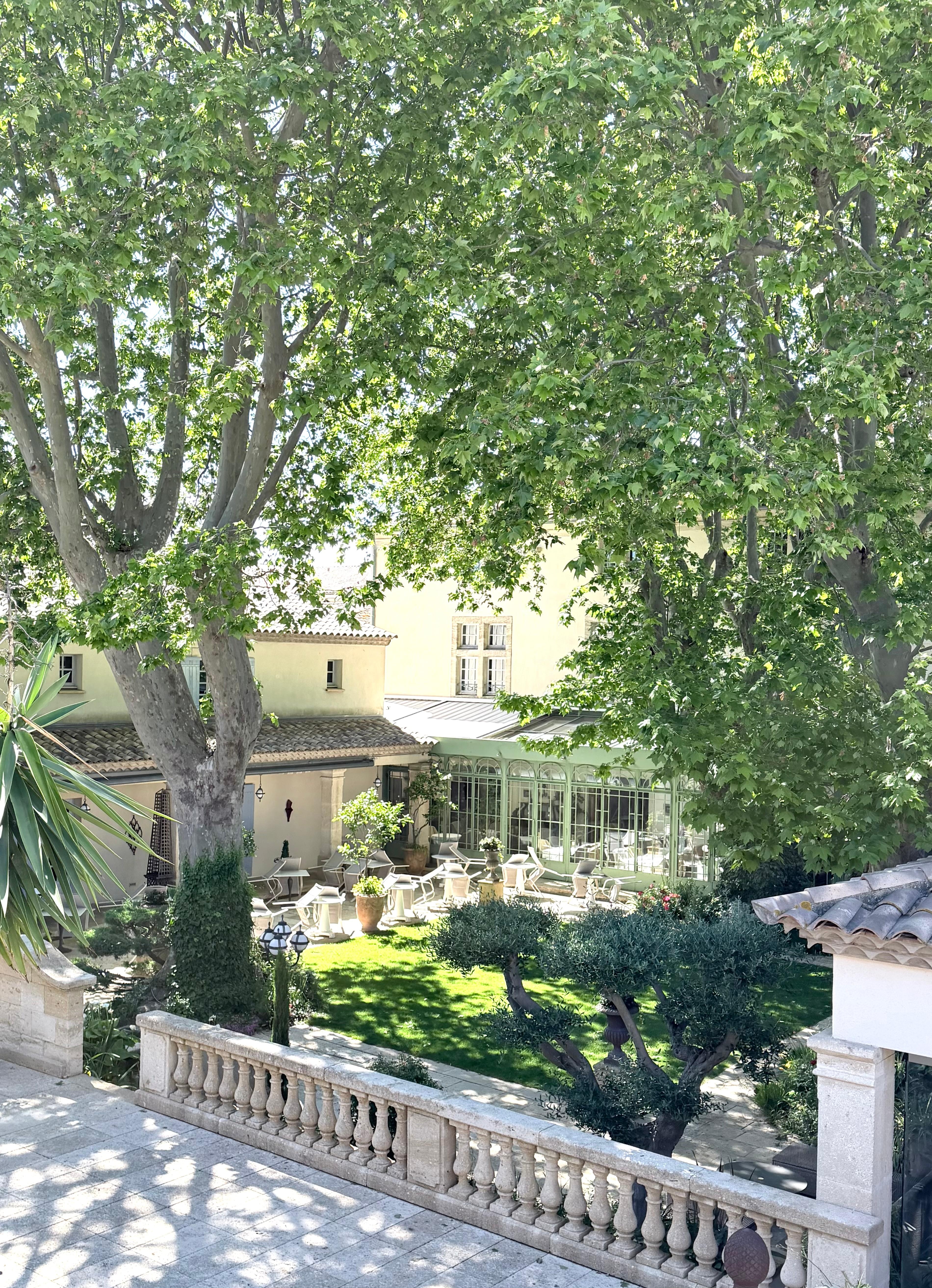 The courtyard