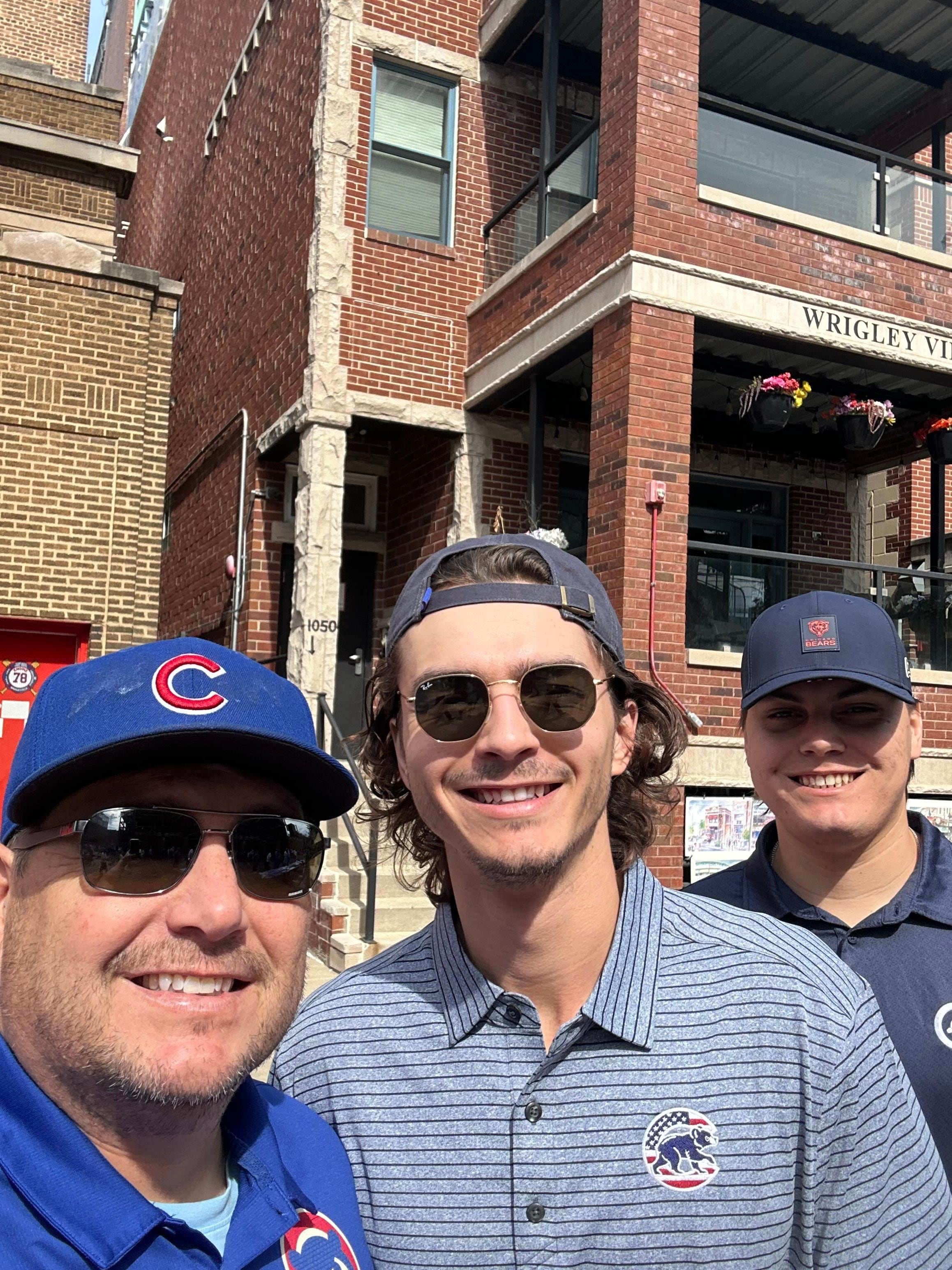 In front of the unit 