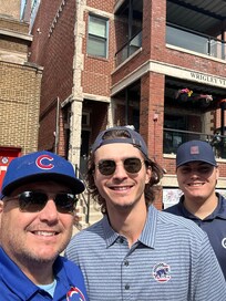 In front of the unit