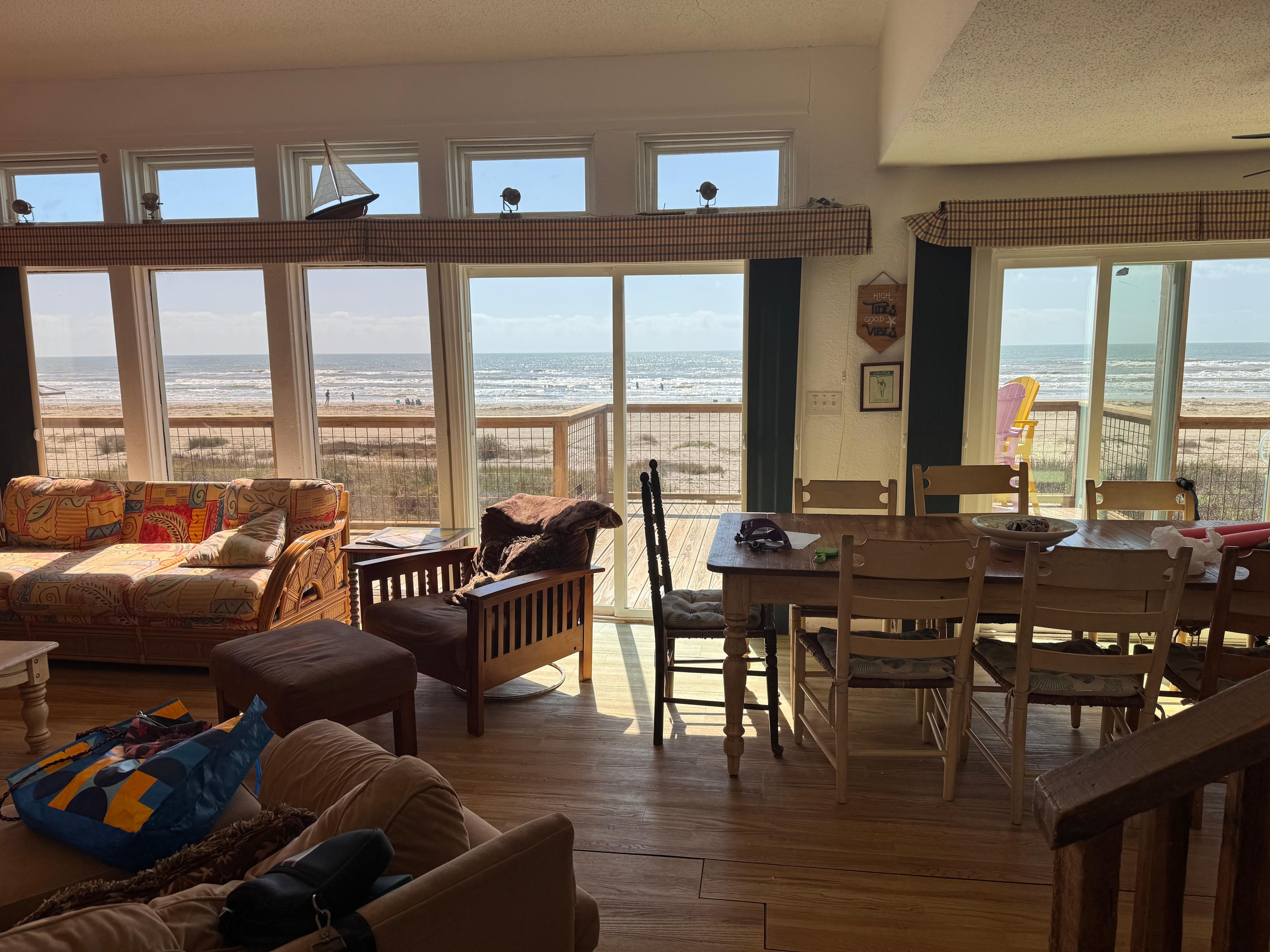 View from downstairs