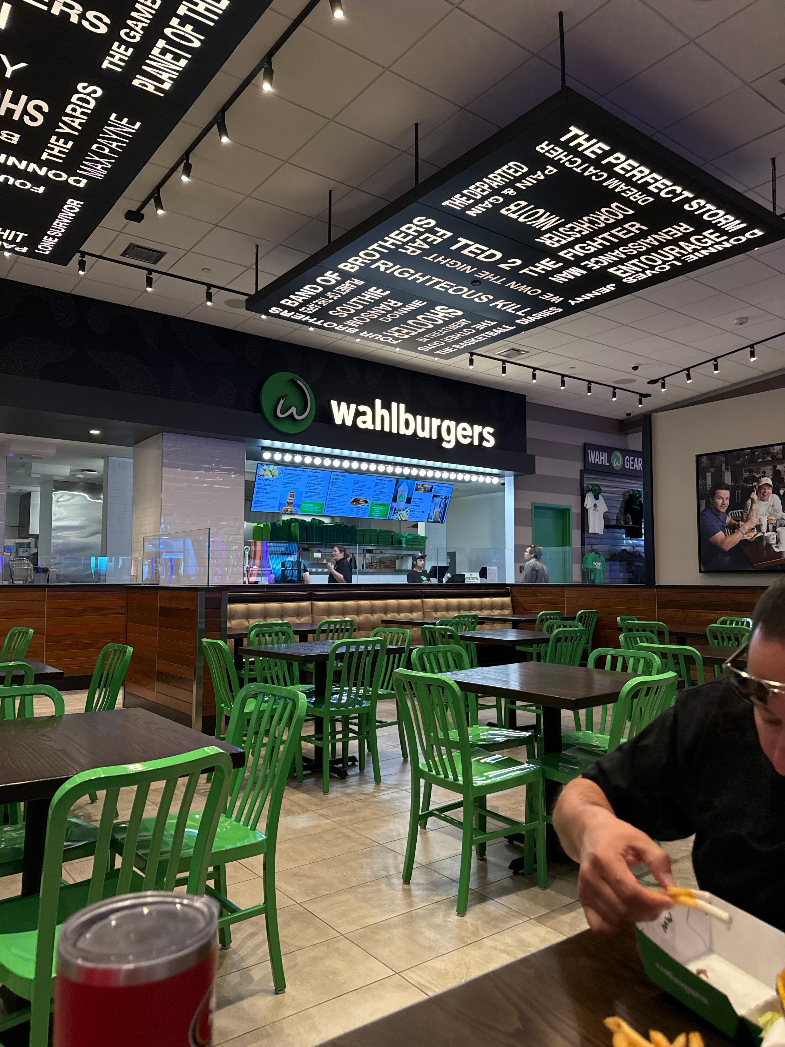 Having lunch at the walburger
