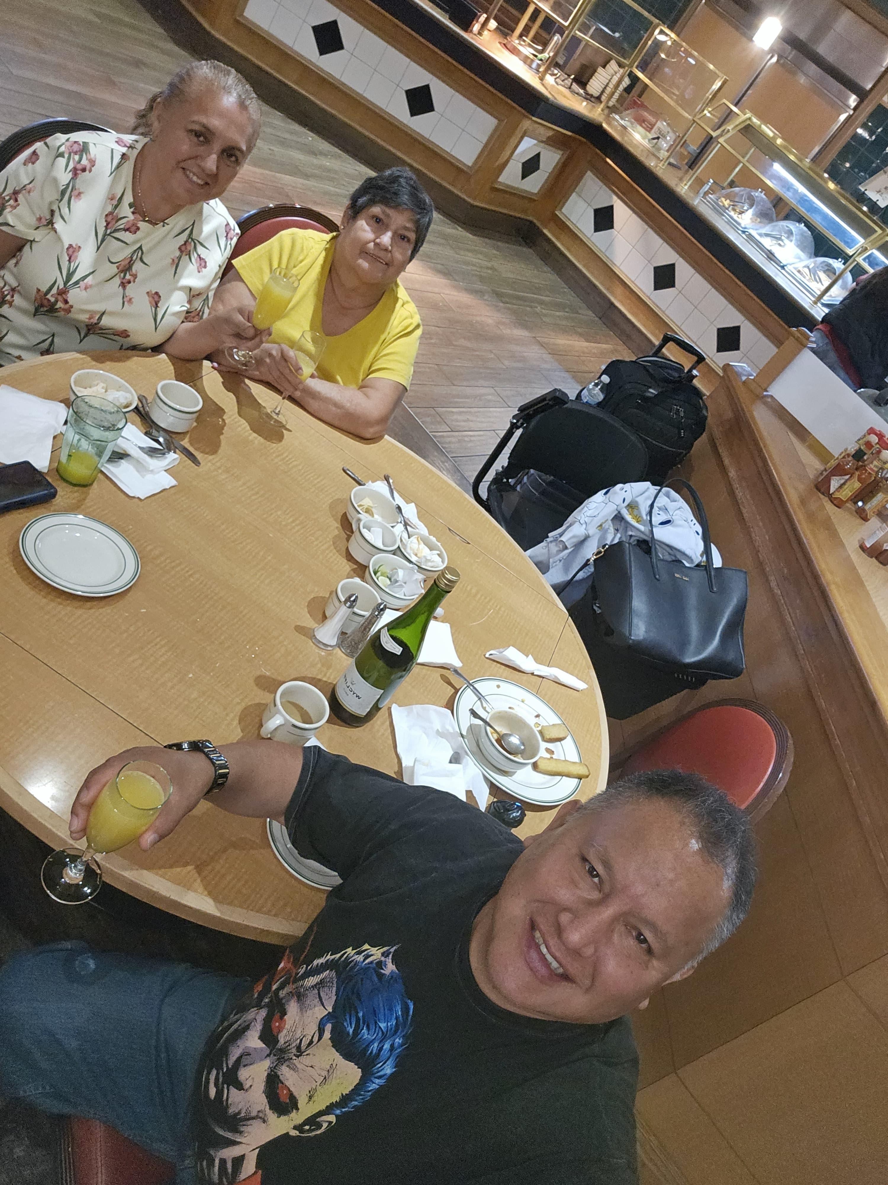 El brunch buffet muy rico