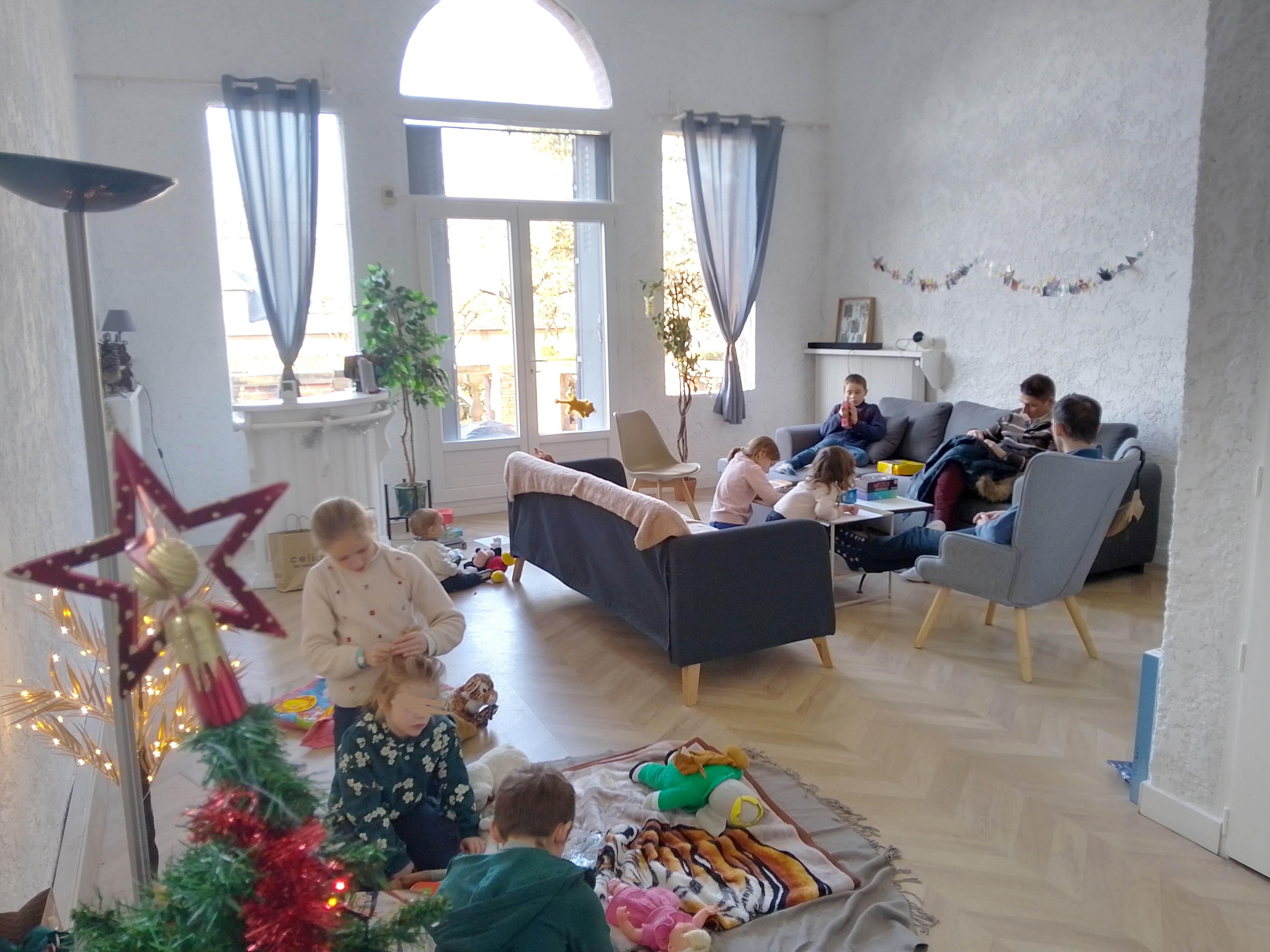 jeux calmes au salon