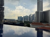 Rooftop pool view