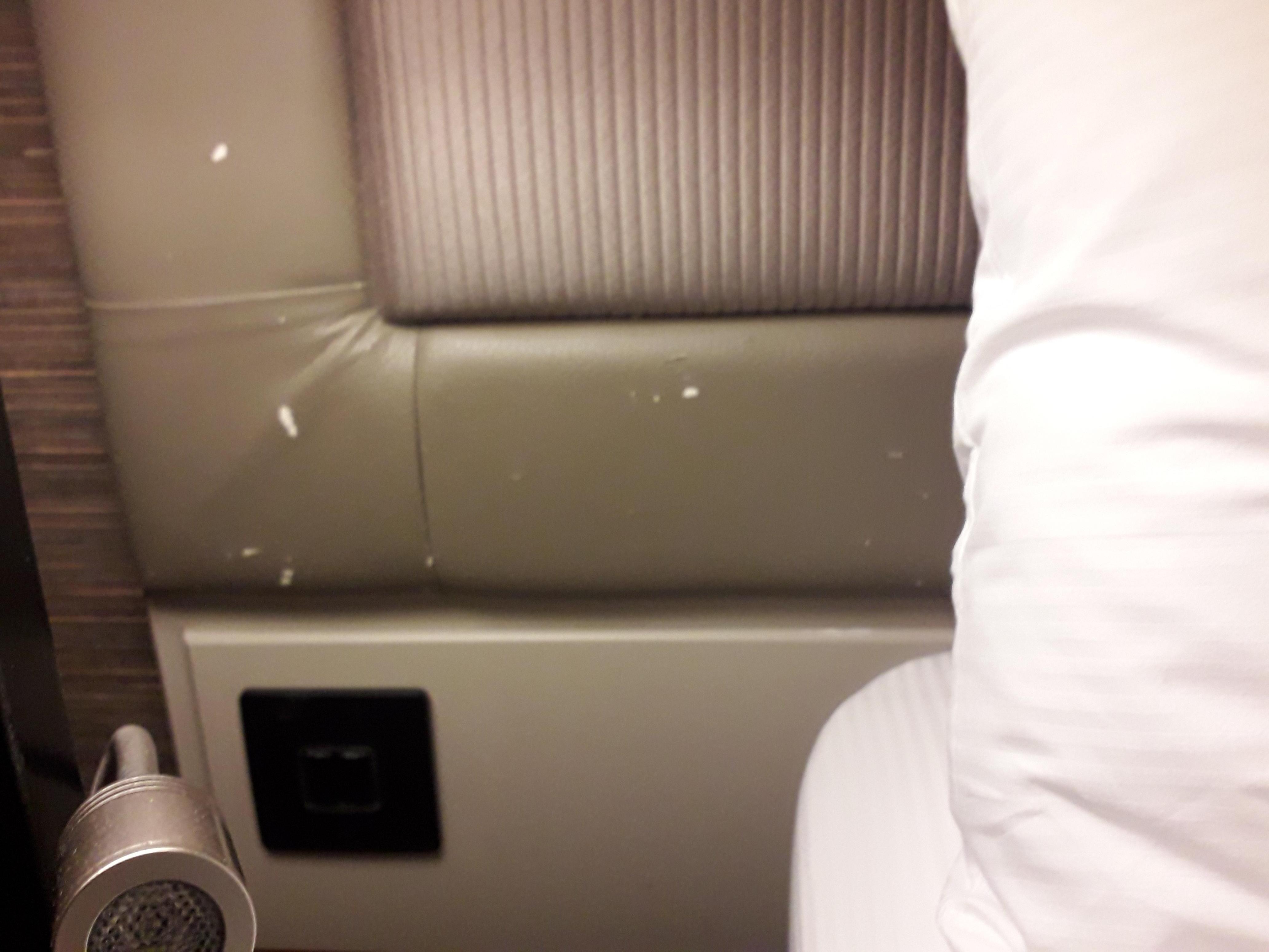 Damaged / shabby headboard 