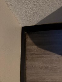 Corners of the room filthy