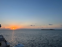 Sunrise from the balcony.