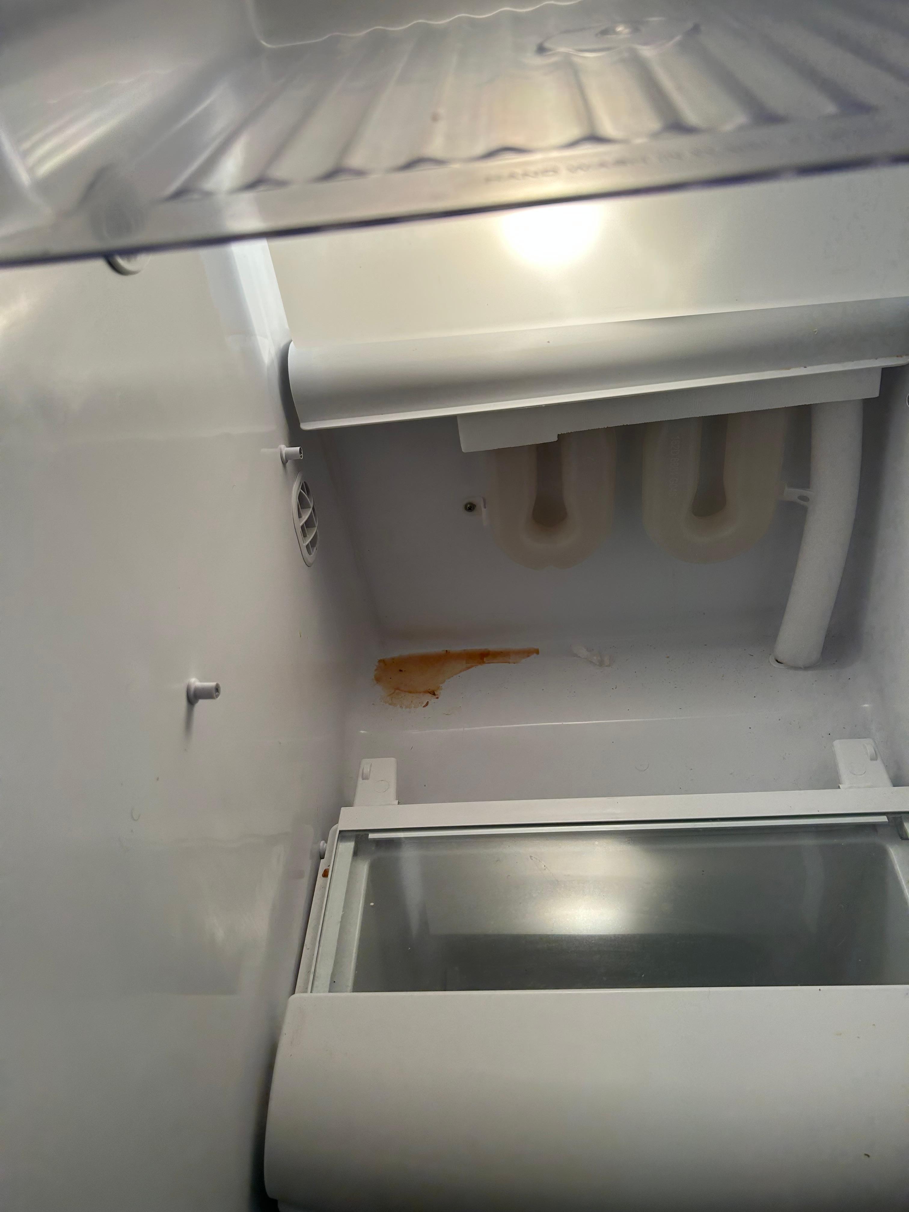 Dirty refrigerator