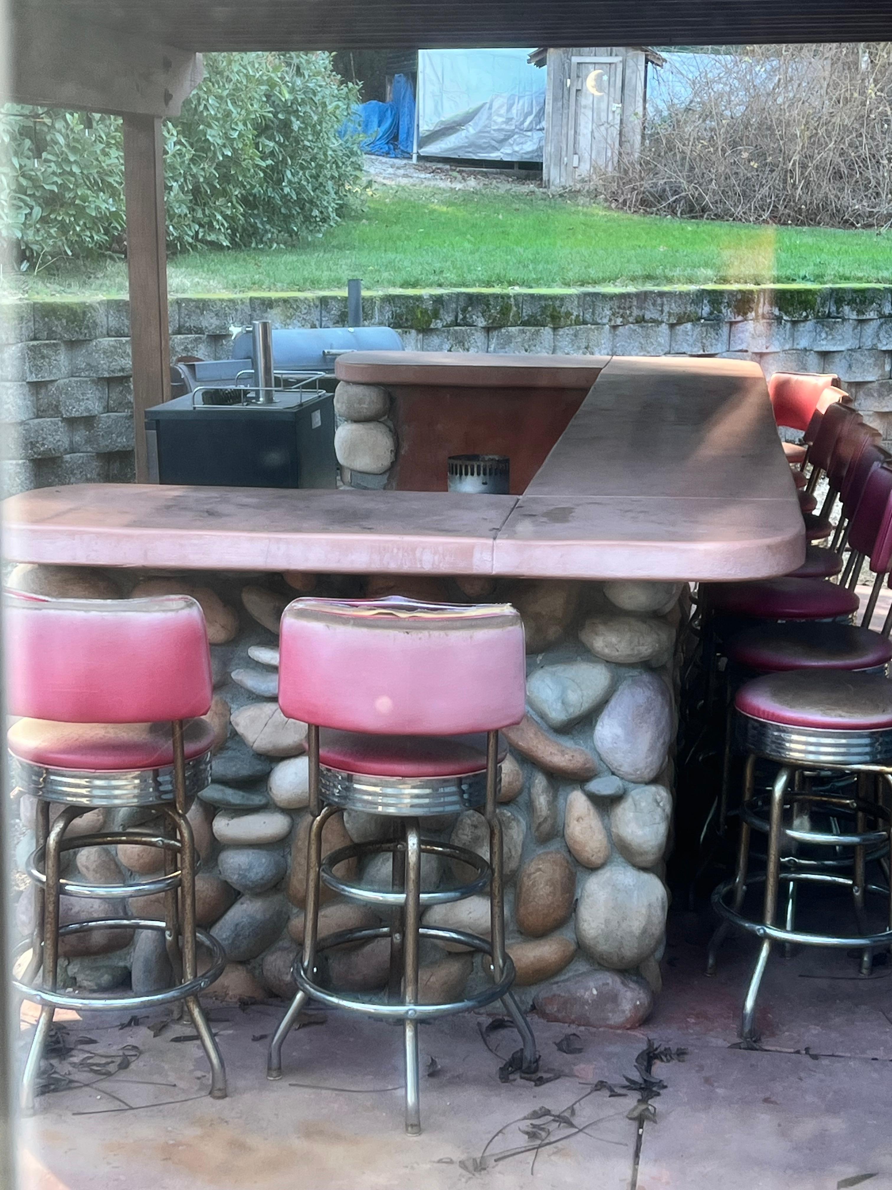 actual condition of backyard "kitchen"