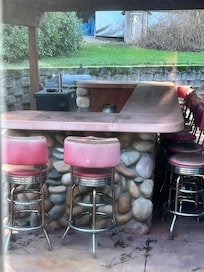 actual condition of backyard "kitchen"