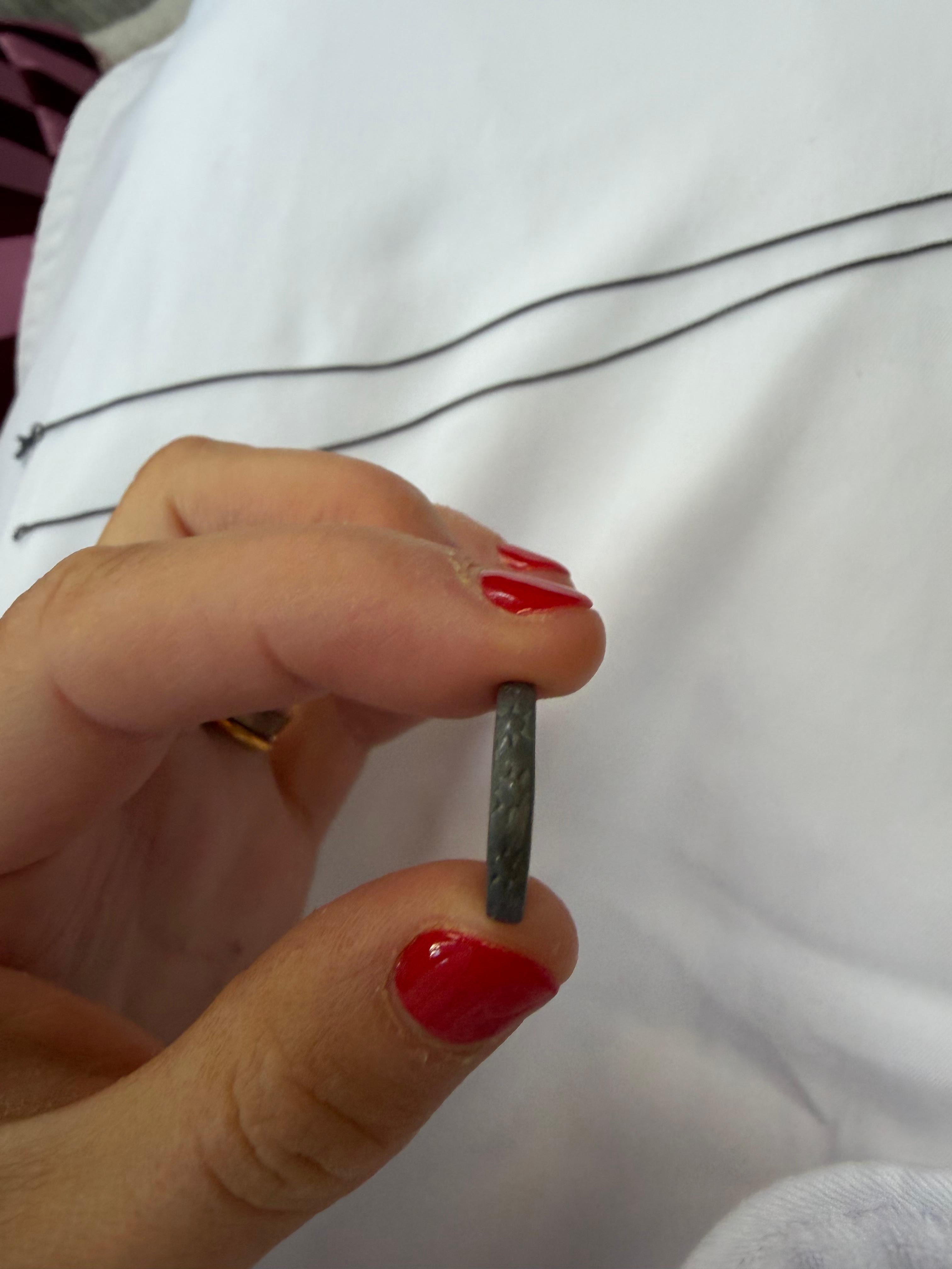 Sterling silver necklace turned black