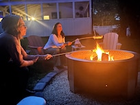 Making smores