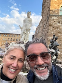 Piazza around the corner of the hotel.