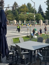 View from Firepit to ND Campus